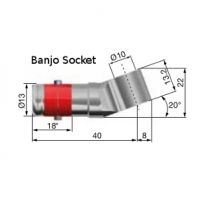 Stäubli SPH 03 1021 Quick (Dry) Coupling - Banjo Socket