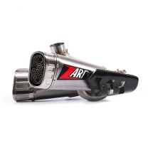 Zard Titanium Slip-Ons With Titanium End-Caps - Ducati Panigale V4 / S / R 2018+ ZD1101TSR-TEC